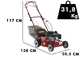 Weibang WB455SCOP - Tondeuse &agrave; gazon thermique tract&eacute;e - 2en1 - Moteur de 139 cc