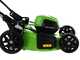 Greenworks GD40LM46HPK4 - Tondeuse &agrave; gazon &eacute;lectrique &agrave; batterie  40V/4Ah - Coupe 46 cm