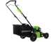 Greenworks GD40LM46HPK4 - Tondeuse &agrave; gazon &eacute;lectrique &agrave; batterie  40V/4Ah - Coupe 46 cm