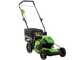 Greenworks GD40LM46HPK4 - Tondeuse &agrave; gazon &eacute;lectrique &agrave; batterie  40V/4Ah - Coupe 46 cm
