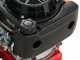 Motofaucheuse rotative &agrave; roues thermique tract&eacute;e Eurosystems P55 - Loncin 196cm3