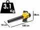 DeWalt DCM562P1-QW - Souffleur de feuilles &agrave; batterie - SANS BATTERIE NI CHARGEUR