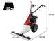 Eurosystems Minieffe - Motofaucheuse  multifonction -  B&amp;S 450E
