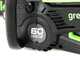 GreenWorks GD60CS40  - Tronçonneuse à batterie - 60V- lame de 41cm - SANS BATTERIE NI CHARGEUR