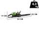 Tron&ccedil;onneuse &agrave; batterie GreenWorks GD60CS40 - lame de 41cm - BATTERIE ET CHARGEUR NON INCLUS