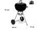 Weber Kettle E-4710 BLK - Barbecue &agrave; charbon