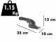 Cisaille &agrave; gazon &agrave; batterie avec perche Verdemax - TR3.6- 3.6V 1.5Ah