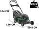 GreenBay GB-LM 51 BS - Tondeuse thermique &agrave; gazon tract&eacute;e - 4 en 1 - Moteur B&amp;S 750EX- Coupe 51 cm