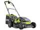 Ryobi Hybrid RY18LMH37A-225 - Tondeuse &agrave; gazon &agrave; batterie - 2x36V/2,5Ah - Coupe de 37&nbsp;cm