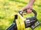 RYOBI OBV18 - Souffleur aspirateur et broyeur &agrave; batterie 18 V 4 Ah