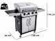 Char-Broil Convective 440S - Barbecue &agrave; gaz