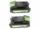 Tondeuse &agrave; gazon &agrave; batterie Verdemax RS20 - 2 Batteries 20V/2.5Ah - Amplitude de coupe 38 cm