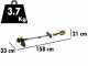 Coupe-bordures &eacute;lectrique &agrave; batterie BRUSHLESS  STANLEY FATMAX V20 - 18V - 4AH