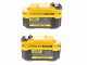 Tondeuse &agrave; gazon sur batterie STANLEY FATMAX SFMCMW2651M - 2 Batteries 18V/4Ah - Amplitude de coupe 40 cm