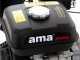 Motobineuse AMA MTZ100G avec moteur &agrave; essence de 212cm3 7 CV - bo&icirc;te de vitesses 3+1