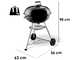 Weber Compact Kettle 57 - Barbecue &agrave; charbon