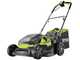 Ryobi Hybrid RY18LMH37A-250 - Tondeuse &agrave; gazon &agrave; batterie - 2x18V/5Ah - Coupe de 37&nbsp;cm