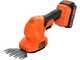 Black &amp; Decker B&amp;DBCSS18D1W - Cisaille &agrave; gazon et &agrave; haies &agrave; batterie 18V 2Ah + une batterie 18V 2Ah offerte