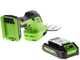 GREENWORKS G24SHT - Cisaille &agrave; gazon &agrave; batterie - Sculpte-haie - 24V 2Ah
