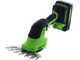 GREENWORKS G24SHT - Cisaille &agrave; gazon &agrave; batterie - Sculpte-haie - 24V 2Ah
