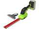GREENWORKS G24SHT - Cisaille &agrave; gazon &agrave; batterie - Sculpte-haie - 24V 2Ah