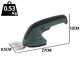 Cisaille &agrave; batterie pour pelouse Bosch EasyShear - Lame pour pelouse et lame taille-haies