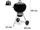 Weber Kettle E-5730 BLK - Barbecue &agrave; charbon