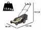 BlackStone B-ELM 43 - Tondeuse &agrave; gazon &eacute;lectrique - 2000W - Coupe de 43&nbsp;cm