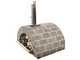 AgriEuro FAMILY STONE - Four &agrave; bois pour pizzas d'ext&eacute;rieur Gris de 80X60 - 4 pizzas