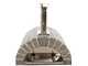 AgriEuro FAMILY STONE - Four &agrave; bois pour pizzas d'ext&eacute;rieur Gris de 80X60 - 4 pizzas