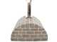 AgriEuro FAMILY STONE - Four &agrave; bois pour pizzas d'ext&eacute;rieur Gris de 80X60 - 4 pizzas
