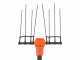 Peigne vibreur &eacute;lectrique &agrave; batterie Jolly Italia V50X - 12V - avec perche t&eacute;lescopique de 2,3 mt