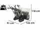 BlackStone B-ST 87 BSTE - Fraise &agrave; neige thermique - &agrave; chenilles - B&amp;S 2100