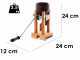 Eschenfelder n1210 150g - Floconneuse manuel en noix avec rouleau en acier inoxydable