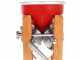Eschenfelder Novia nr120 aluminium rouge 150g - Floconneuse manuelle avec rouleaux en acier inoxydable