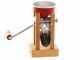 Eschenfelder Novia nr120 aluminium rouge 150g - Floconneuse manuelle avec rouleaux en acier inoxydable