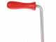 Floconneuse &agrave; entonnoir manuelle en aluminium rouge Eschenfelder Novia avec des rouleaux en acier inoxydable