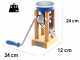 Floconneuse manuelle Eschenfelder Novia nb1200 en aluminium bleu avec rouleaux en acier inoxydable