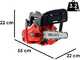 Tron&ccedil;onneuse &agrave; moteur thermique l&eacute;g&egrave;re de taille ZM2526C avec barre Carving de 25 cm