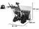 BlackStone B-ST 76 BSTE - Fraise &agrave; neige thermique - &agrave; chenilles - B&amp;S 1450 Snow
