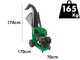 Seven Italy BIGCH420 - Broyeur de branches thermique - Moteur Loncin G420F - D&eacute;marrage &eacute;lectrique