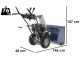 BullMach BM-66 LWE - Fraise &agrave; neige thermique - Loncin G210F(D)S