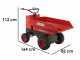 Brouette &agrave; batterie GeotechPro Mini Dumper Car E500 H-Li - Caisson Dumper 500Kg