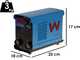 Poste &agrave; souder inverter &agrave; &eacute;lectrode MMA Awelco AX200 - avec Kit MMA - Cycle 30%200A