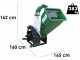 GreenBay GB-WTRC 150 - Häcksler &agrave; Traktor - Rotor &agrave; rouleau
