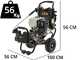 DeWalt DXPW 011E - Nettoyeur haute pression thermique professionnel - 250 bar max - 900 l/h - moteur Honda GX 390