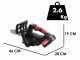 Blue Bird THCS 22-07 - Tron&ccedil;onneuse &agrave; batterie  - 2 x 21 V 5 Ah - Guide de 20 cm