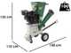 GreenBay GB-WDC 90 LE - Broyeur thermique  - Moteur &agrave; essence Loncin 15 CV