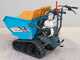 Brouette motoris&eacute;e &agrave; chenilles EuroMech EM400H-Dump - Caisson dumper avec charge de 400 Kg