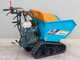 Brouette motoris&eacute;e &agrave; chenilles EuroMech EM400H-Dump - Caisson dumper avec charge de 400 Kg